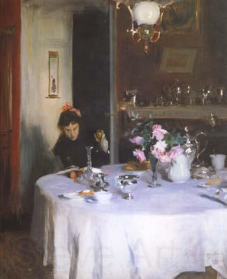 John Singer Sargent The Breakfast Table (mk18)